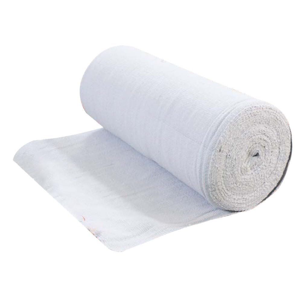 Manta ignífuga de fibra de cerámica de 2 mm, 1260 °C, resistente a altas temperaturas, para protección de puertas y tuberías de horno (1 m x 0,5 m)