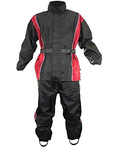 Motorcycle Rain Suit with Boot Strap 