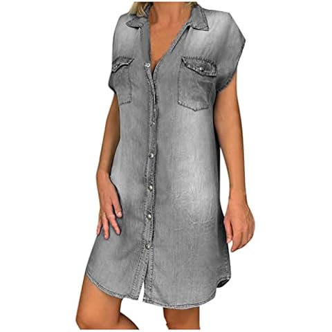 Saxrel Women's Casual Sleeveless Pink Dress Cover