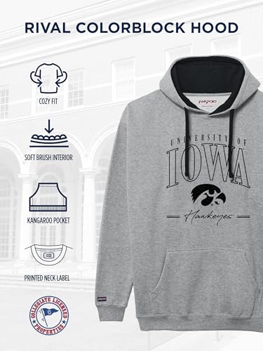 Image of JanSport NCAA unisex-adult Rival Colorblock Hood