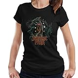 Magiletta donne All+Every Jurassic Park Entrance Brachiosaurus Women\'s T-Shirt