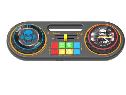 XD91 - Station Deejay 7-en-1 : Haut-parleur + Crossfader + Platine + 2x Sound Pads + 2x Beats Player + Mixeur audio + Sortie casque Cover