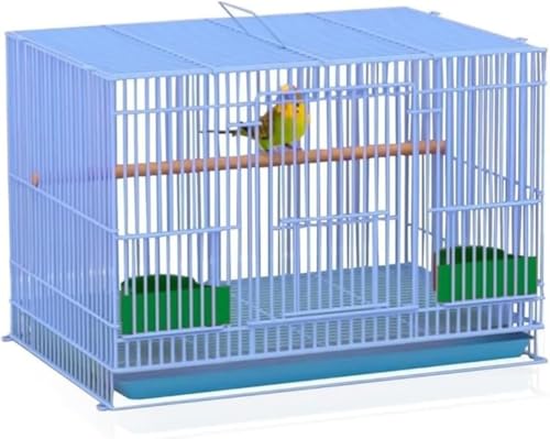 Zxyler 中小型鳥用飼育ケージ セキセイ・ボタン・文鳥・インコに最適 組立式で設置簡単 引き出しトレイ付きで掃除しやすく、ペット用品として実用性高め