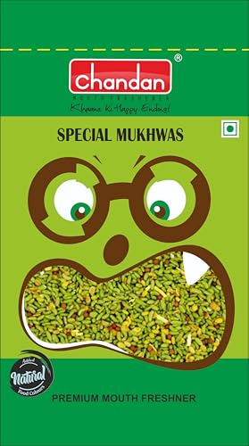 Image of Chandan Mouth Freshener Special Mukhwas | 100g | Contains Saunf and Sesame Seeds (100 gm (Pack of 5))