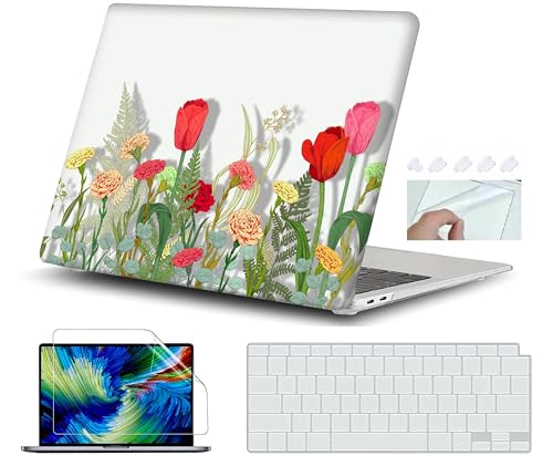 Image of Case Compatible with MacBook Pro 13 inch Case 2024 2023-2016 M1 M2 A2338 A2289 A2251 A2159 A1706 A1989 Plastic Hard Shell Case Cover (Design12)