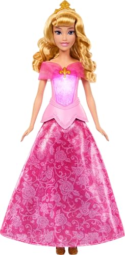 Mattel Disney Frozen Anna Ice Skating Fashion Doll & Accessories with 8 Surprises Including Snowflake Gem Box Ring for Child & Play Pieces