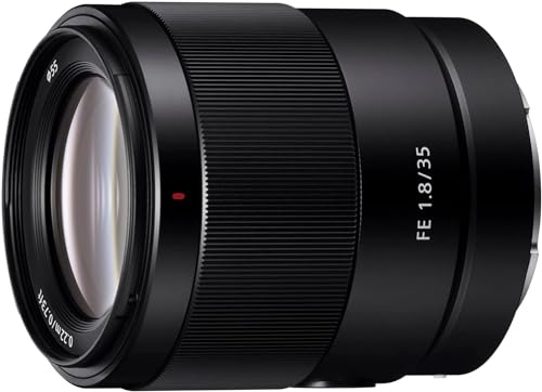 Image of Sony E Mount Sony FE 35mm F1.8 Full-Frame Lens (SEL35F18F) | Standard Prime |Product Photography