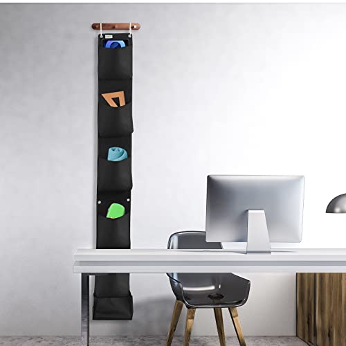 Unjumbly Vertical Garden Wall Planter Grow Bags With Pockets For Hanging Indoor & Outdoor Planters In Garden, Balcony, Rail, Fence, Wall & Yard - Black #TOP7