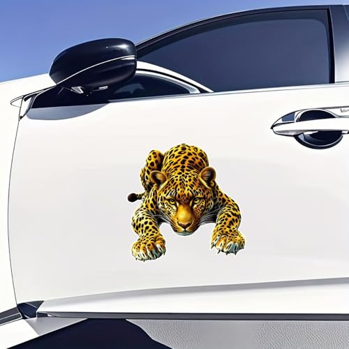 Vinilo Decorativo Leopardo 3D, Impermeable y Removible miniatura 6