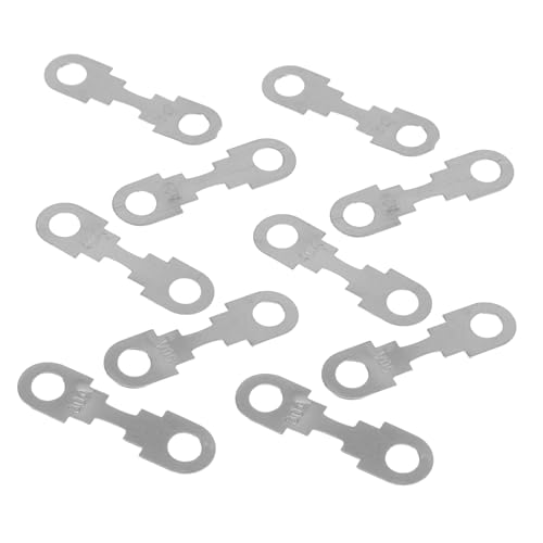 ULTECHNOVO 30pcs Flat Plate Fuse for Cars Zinc Alloy Fuse Replacement Strip Easy Installation Automotive Circuit for Trucks and Vehicles