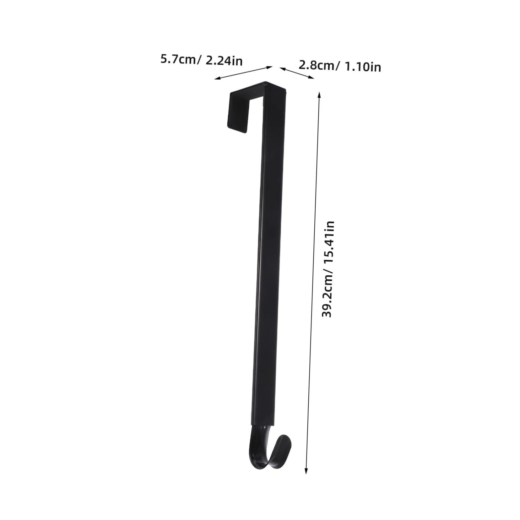 Mipcase Adjustable Wreath Hanger for Front Door Non Scratch Over Door Hook for Christmas Seasonal Decor Heavy Duty Versatile Design for Various Wreath Easy Installation