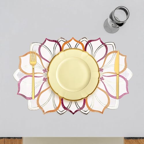 Image of Dakshya Industries PVC Waterproof Heat Rasistant Non Slip Dining Table Placemat