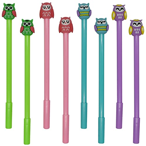 Bolígrafos Rollerball Maydahui en forma de búho, pack 28 pcs miniatura 1