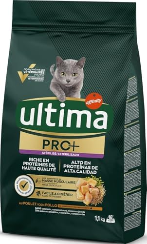 Ultima Pro + Pienso para Gatos con Pollo - 1,1kg