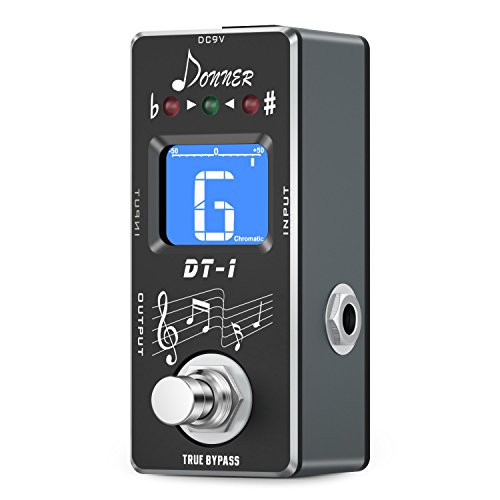image for Donner Tuner Pedal, Dt-1 Chromatic Guitar Tuner Pedal with Pitch Indic