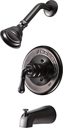 Hardware House 13-6532 Single Handle Tub and Shower Mixer, Classic Bronze
