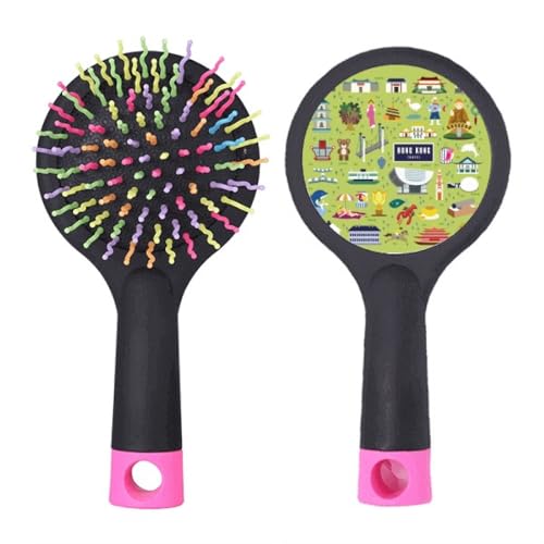 Brosse à cheveux démêlante premium China Salon avec base coussin