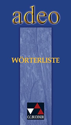 Adeo, Wörterliste Adeo, Wörterliste