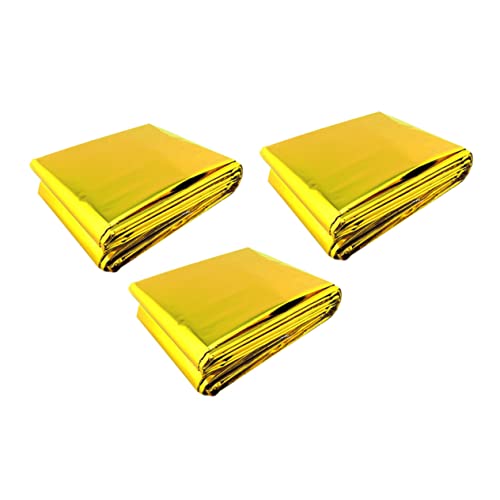 Gogogmee Gold Foil Emergency Blankets 210 * 140cm Double-Sided Reflective Outdoor Travel Survival Gear