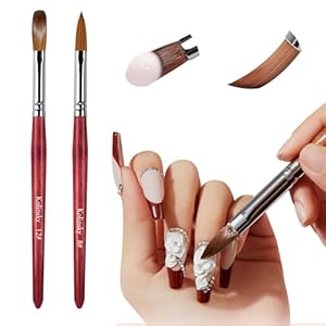 LEDSUUEI 8/12 Acryl Pinsel Kolinsky Nagelpinselset