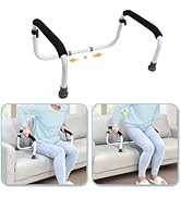 Portable Lift Aid For Seniors & Elderly - Heavy Duty Bed Grab Bar With Non-Slip Grip