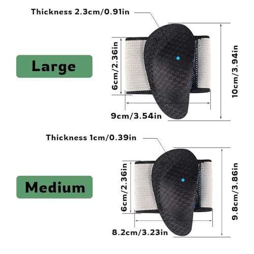 Image of Arch Support for Plantar Fasciitis Relief, Non-Slip Elastic Arch Support Band, EVA Cushioning, Suitable for Flat feet, collapsed Arches, high Arched feet, Suitable for All Shoes (Large)