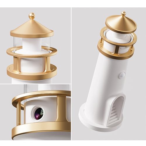 Lámpara de mesa Moon Lighthouse con sensor de movimiento recargable LED miniatura 4