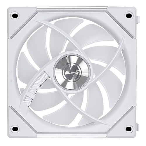 Lian Li SL Infinity 120mm Reverse Blade Fan - Sleek White, Single Pack Edition, Designed Exclusively for Compatibility with SL-INFINITY 120, No Controller Included 1