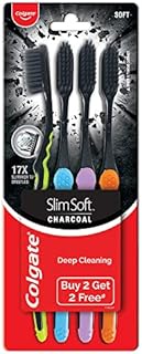 Colgate Slim Soft Charcoal - Pack of 3