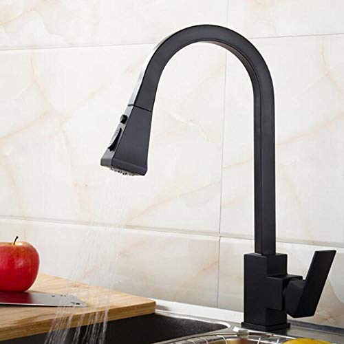 Robinet de cuisine avec pulvérisateur rétractable anti-éclaboussure - 6