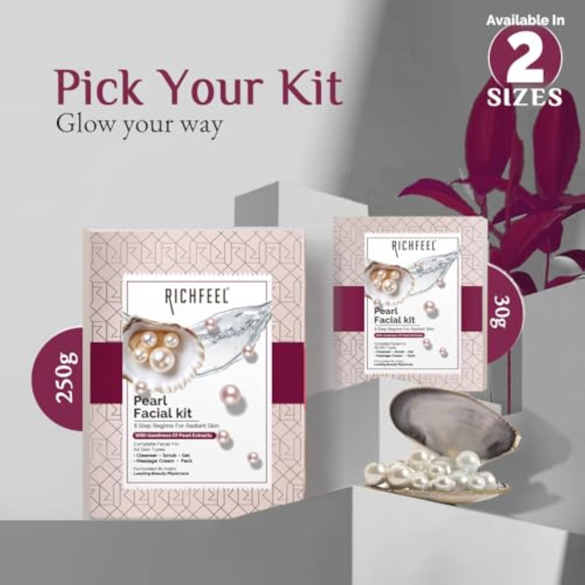 Pearl Facial Kit for Glowing Skin, Tan Removal
