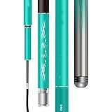 2. Exquisite Design: Der Stab ist etwas stärker und dauerhaft ein Verheddern zu verhindern.Haltbar und rutsch bequemer Griff, mit hohen Dichte Kohlenstoff Tuch Wicklung, hochkohlenstofffaserverstärktem Kohlenstoff Tuch Design Wicklung, nicht verletzt Hände, nicht verrutscht, und hat eine starke Taille, geeignet für die Fischerei.Große Last, ein besserer Schutz.Der Stab ist etwas dicker und hat starke Zähigkeit.