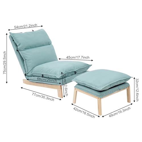 Sillón Plegable Descanso Verde miniatura 3