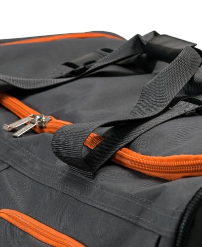 Image of Rockland Rolling Duffel Bag, Black, 22 inch