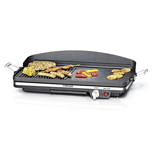 ROMMELSBACHER KG 2000 KG 2000 tischgrill, Stahl 3 ROMMELSBACHER BBQ 2002 Tischgrill Gourmet (Elektrogrill mit zuschaltbarer Turbo-Grillzone, 3-Lagen Antihaftbeschichtung, 1900 W) schwarz