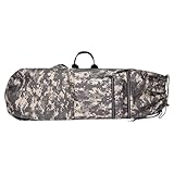 Menolana Skateboard Backpack Longboard Carry Case Adjustable Straps with Handle Carrier Water Resistant Organizer for Travel Pouch Bag, Gray 110cmx32cm