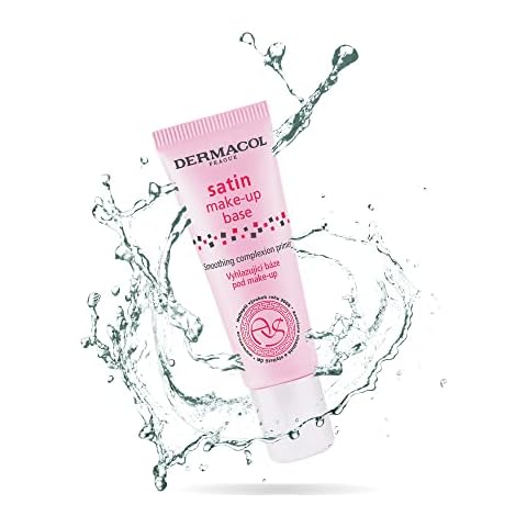 Dermacol - Satin Makeup Base, Matte Face Primer für Falten und Poren, Transparente Makeup Grundierung für fettige Haut und trockene und Mischhaut, leicht zu verblendender Porenfüller Cover