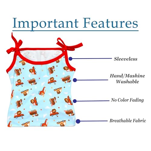 Image of VParents Cotton Jabla and Nappies Set for Newborn Baby Boys & Girls Soft Comfortable, Multicolour Assorted Baby Clothing Combo