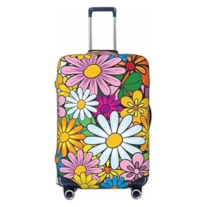 JJPUNGK Pokrowiec na Walizkę Kwiaty Kreskówka M