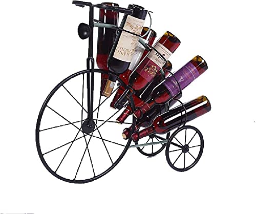 Soporte para 8 Botellas de Vino, Estilo Elegante, Color Negro