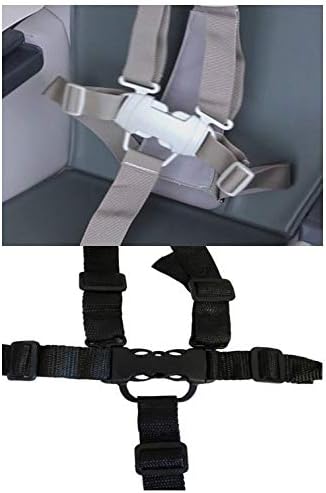 5 Point Harness Buckle Plus Straps Replacement Part for Ingenuity Trio 3-in-1 High Chair Seat Safety for Babies, Toddlers, Kids, Children