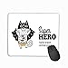 Produktbild Mousepad Custom Design Gaming Mauspad Gummi Längliche Maus Matte Katze Superheld Kostüm Charakter Weißer Hintergrund Tier Kinder Cartoon Kleine Superhelden Hand gezeichnet
