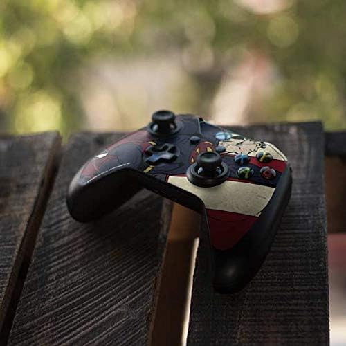 Skinit Decal Gaming Skin Compatible with Xbox One Elite Controller - Officially Licensed Warner Bros Superman American Flag Design