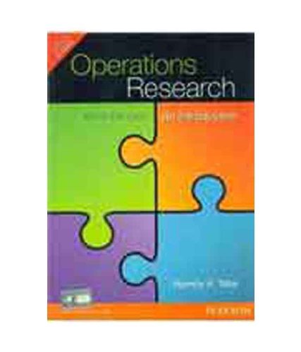 Operations Research 8131785947 Book Cover