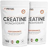 Creatin Monohydrat Pulver 1kg / 1000g Kreatin Monohydrat in mikronisierter Qualität - Creatine-Monohydrate optimal hochdosiert - reines Creatin-Pulver ohne Zusätze, 100% vegan - für 292 Tage