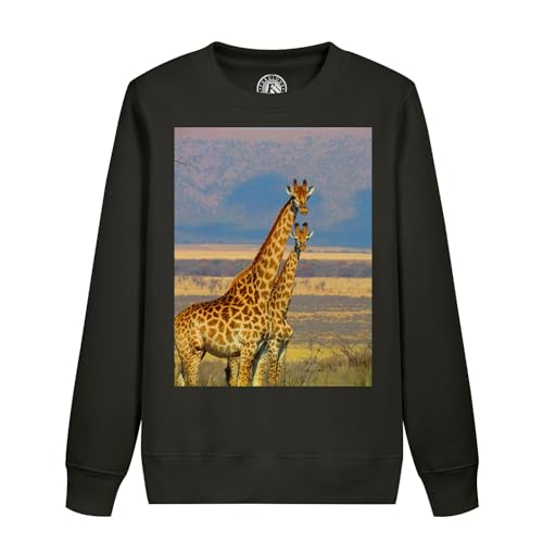 Sweatshirt enfant girafes savane vêtements animaux sauvages Afrique pull