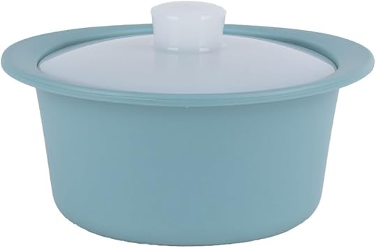 Silicone Microwave Steamer Pot with Handle for Easy Meals Everyday