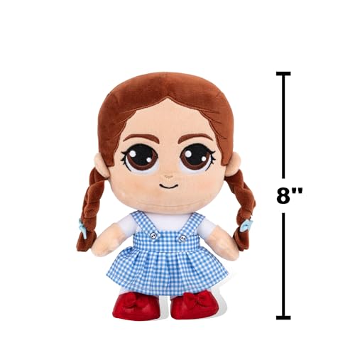 Jazwares Warner Bros. 8-Inch Dorothy Plush from The Wizard of Oz - Super-Soft and Huggable Plush Toy - Official Licensed Plush - for All Ages