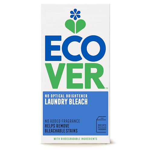Ecover Laundry Brilliant Bleach Stain Remover Powder, Cleans & Brightens without Chlorine, 1 x 400g
