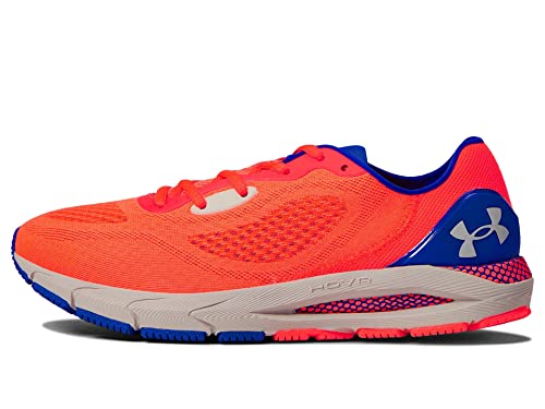 Under Armour Tênis de corrida masculino HOVR Sonic 5, (601) Bolt Red/Bauhaus Azul/Cinza Fantasma, 10